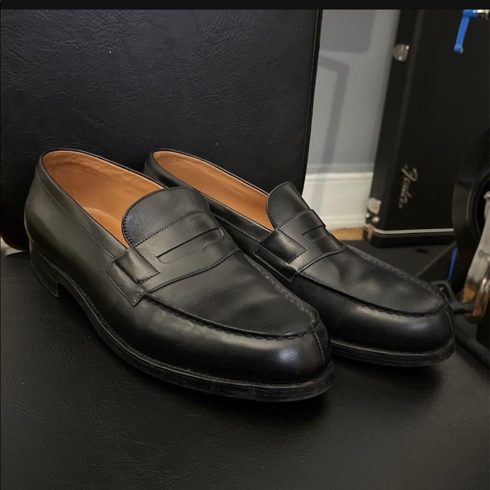 J.M. Weston 180 Penny Loafer Size 11 Worn Once  Retail $1000